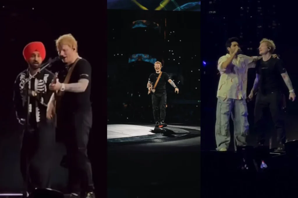 ed sheeran performed in mumbai with armaan mallik and ed sheeran