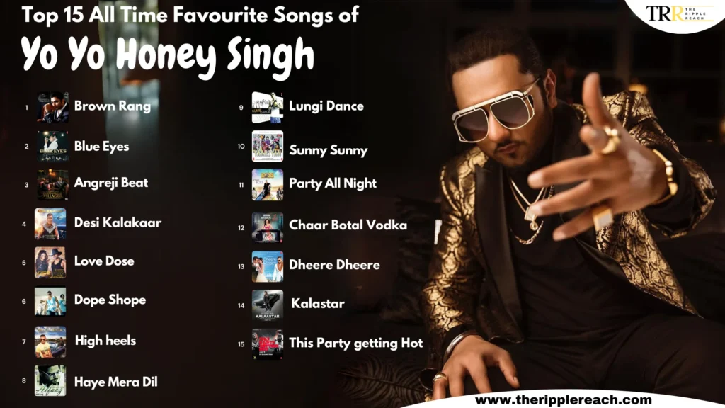 Top 15 All Time Favourite Songs of Honey Singh